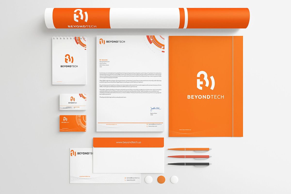 Branding Identity, a Stationery Template by Graphic Origin (Photo 1 of 10)