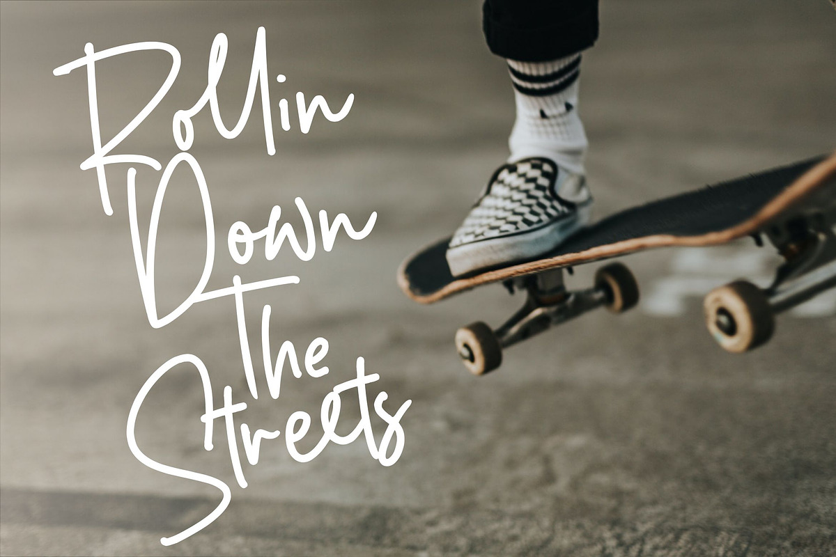 Bridgestown - Monoline Font, a Script Font by Balpirick Studio (Photo 3 of 7)