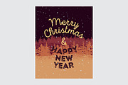 Calligraphic vector Christmas cards., a Seasonal Illustration by PoPaShop (Thumbnail 6 of 6)