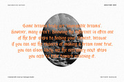 Obituary Decorative Advertisement, a Font by Creatype Studio (Thumbnail 5 of 9)