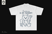 Cute cat gardener with a shovel, a Graphic by shaondesigns (Thumbnail 2 of 4)