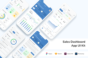 Sales Dashboard App UI Kit