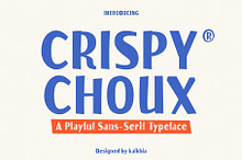 Crispy Choux, Playful Display Font.