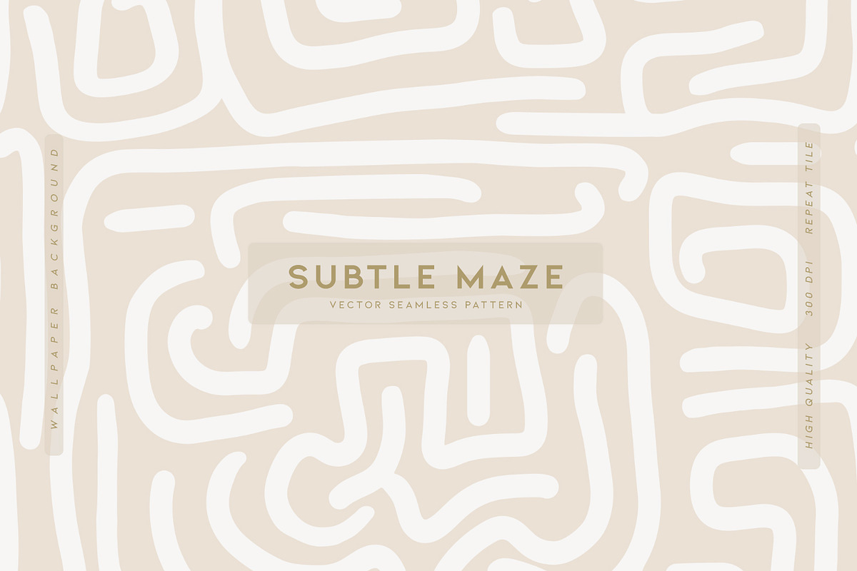 Subtle Maze, a Wallpaper Graphic by MalyskaStudio (Photo 1 of 9)
