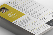 Perseus Resume Template, a Templates & Theme by Nina Shaw (Thumbnail 3 of 8)