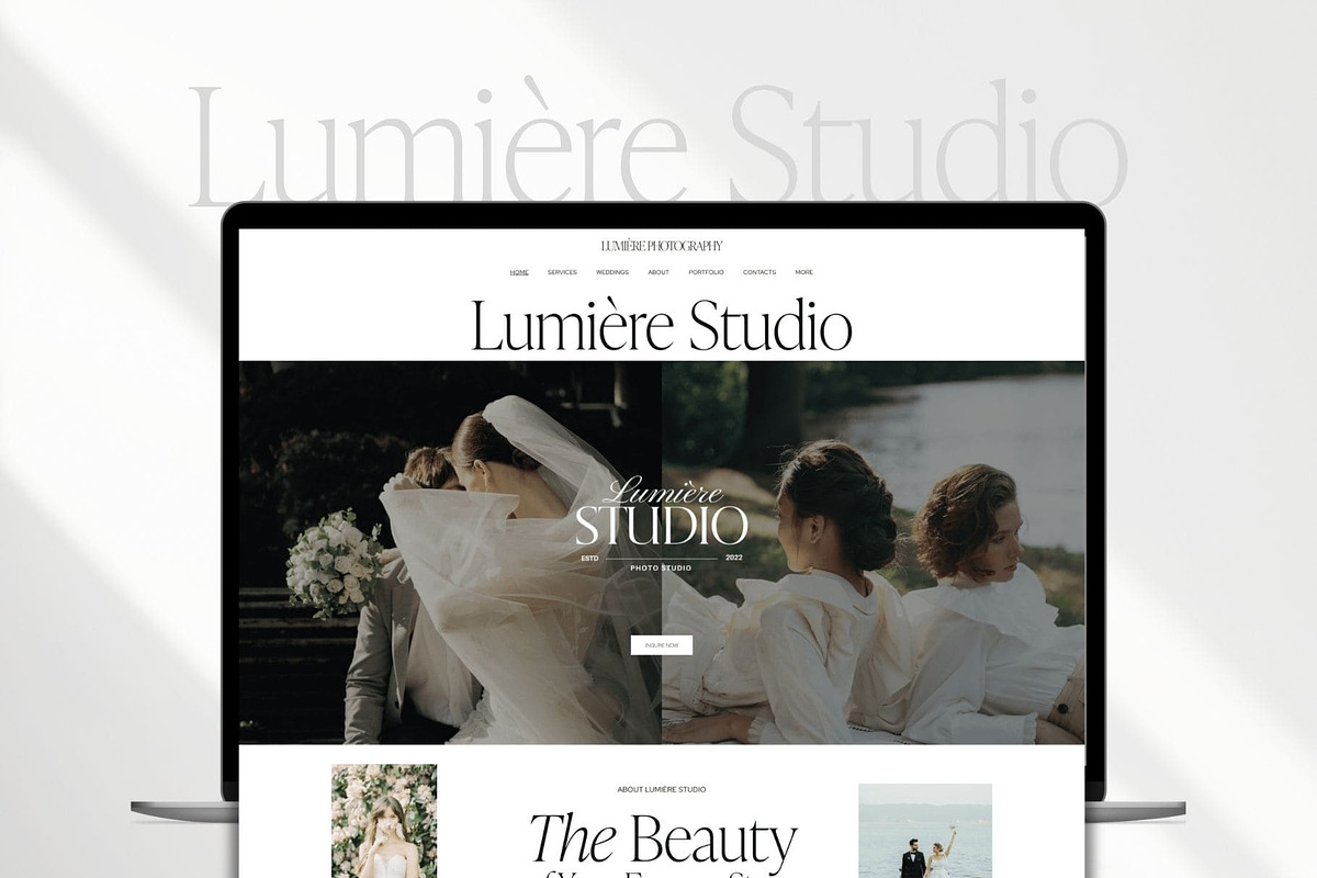 Squarespace Photography Template, a Squarespace Template by Presentibox (Photo 1 of 11)