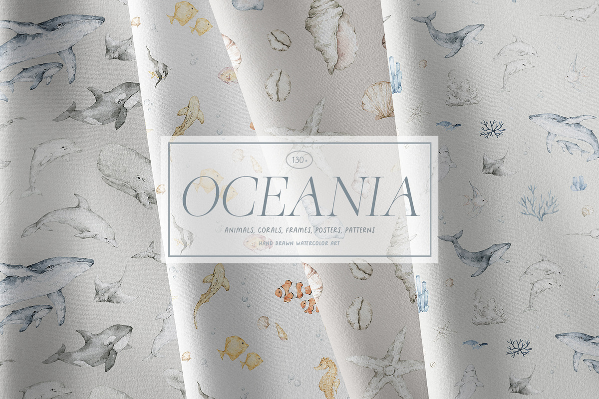 Ocean Animals. Underwater watercolor, an Animal Illustration by Kreker Kate (Photo 7 of 10)