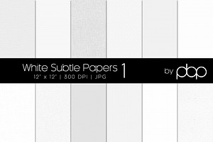 White Subtle Papers 1