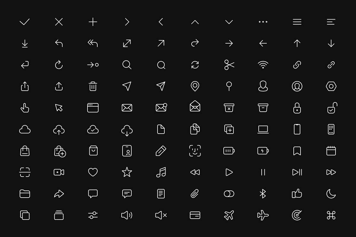 The Symbols: 200 premium icons, an Outline Icon by Design Essentials (Photo 3 of 8)