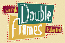 Double Frames - Display Font