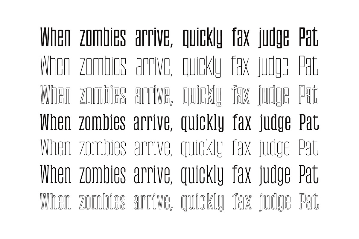 Gayora Slab Serif | Duo Font preview 8