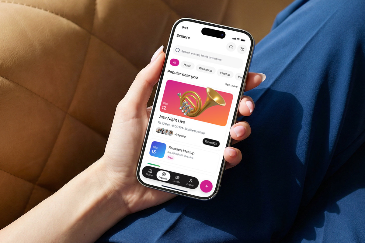 Accara - Event hosting app UI Kit, an UI Kit Template by Kreatif Supply (Photo 6 of 7)