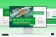 Ship Cargo Pitch Deck, a Presentation Template by Claymoon Lab (Thumbnail 1 of 7)