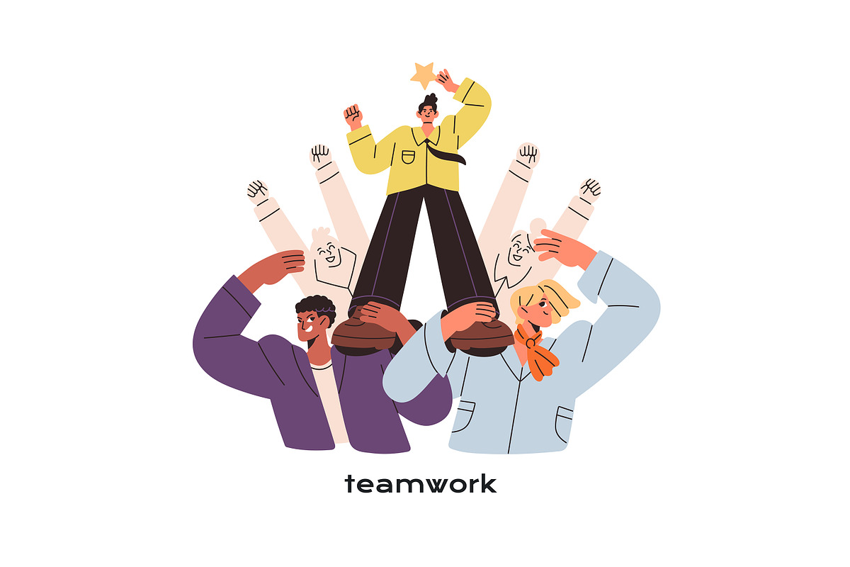 Soft skills for work, business set, a Person Illustration by PaperTrident (Photo 13 of 16)
