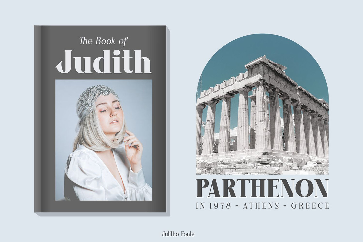 Julitho Fonts Family, a Serif Font by Asenbayu (Photo 4 of 13)