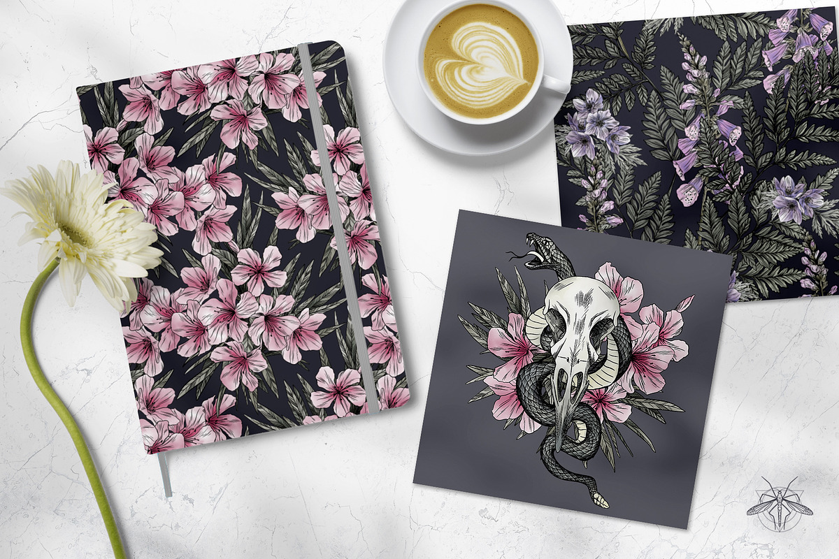 POISON | Watercolor HALLOWEEN set, a Decorative Illustration by Tanya Vollar (Photo 12 of 16)