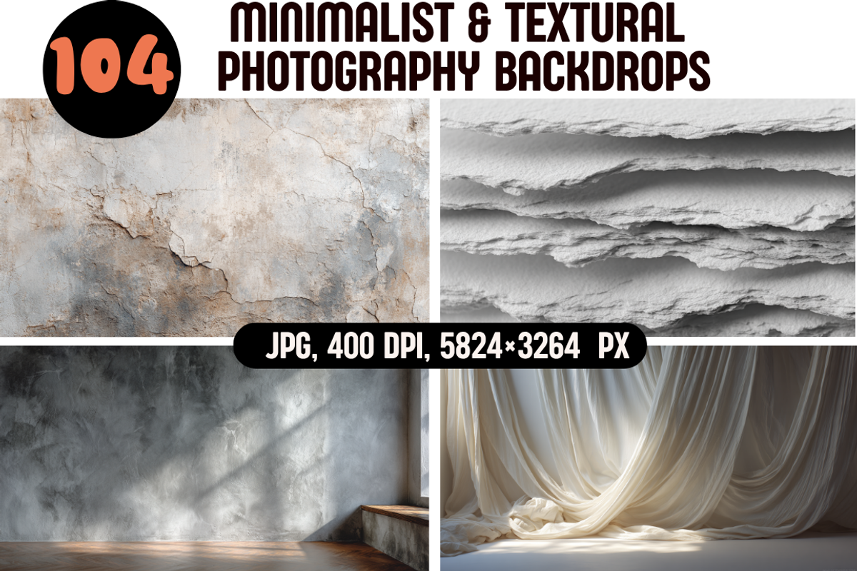 Minimalist & Textural Photo Backdrop, a Background Graphic by PrintHaven Designs (Photo 1 of 12)