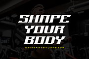 Gym Sports Italic Font, a Serif Font by alon kelakon (Thumbnail 2 of 5)