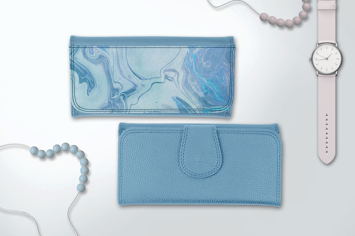 14 Blue Green Marbling Textures, a Texture Graphic by AdenaJ (Photo 14 of 16)