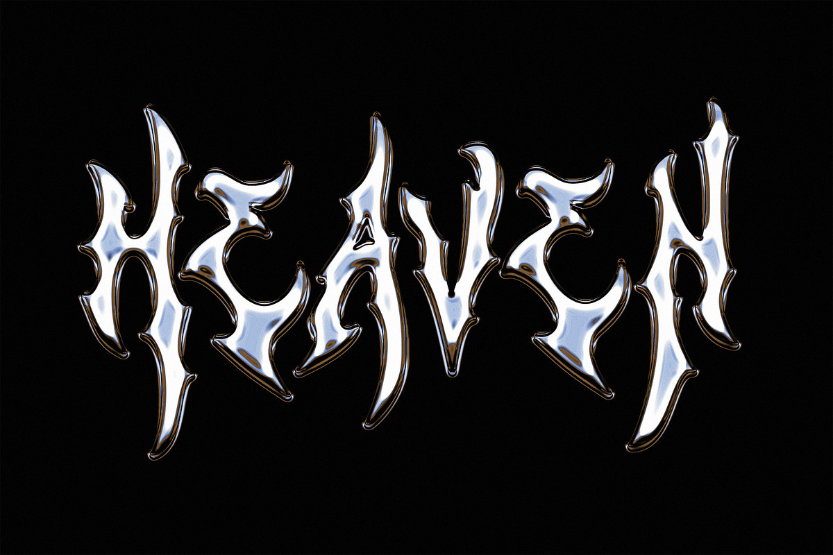Metal Chrome Text & Logo Effect, a Layer Style Add-On by Design Squad (Photo 6 of 6)