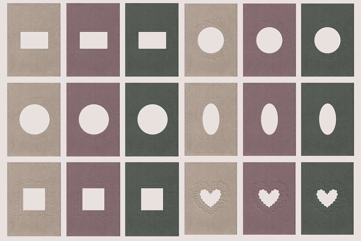 Embossed Paper Frames 33 PNG vol. 2, a Background Graphic by Nonceni (Photo 14 of 15)