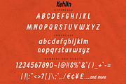 Kehlin - Vintage Casual Font, a Font by Konstantine Studio (Thumbnail 7 of 8)