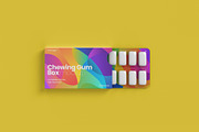Chewing Gum Box Mockup, a Packaging Mockup by Graphicboom (Thumbnail 4 of 5)