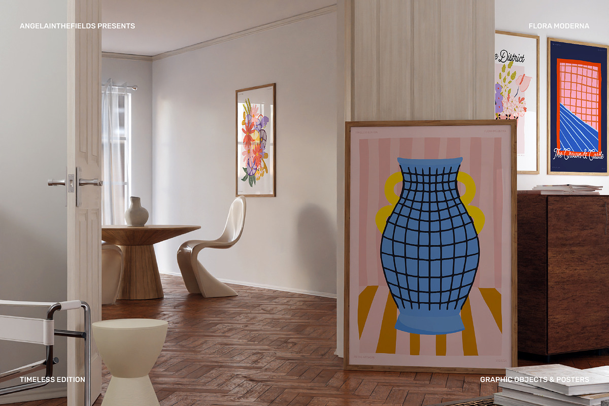 300+ Flora Moderna Vector Clipart, a Decorative Illustration by angelainthefields (Photo 11 of 23)
