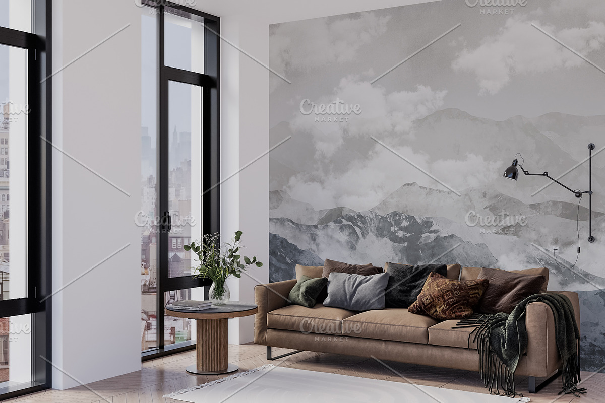 Wallpaper mockup Tapestry mockup, a Household Mockup by Hunny Badger (Photo 5 of 8)