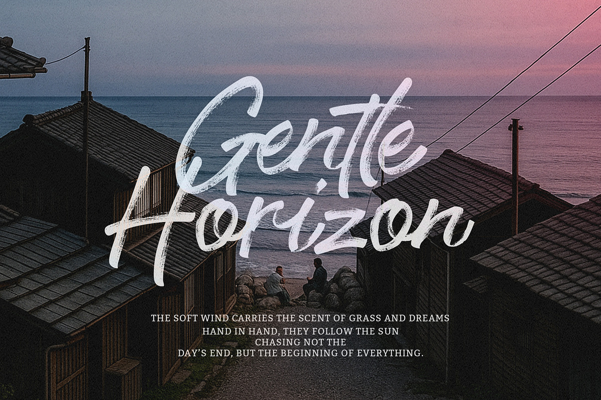 Holtemia Script – Brush Script font, a Script Font by MEANDSTUDIO (Photo 8 of 9)