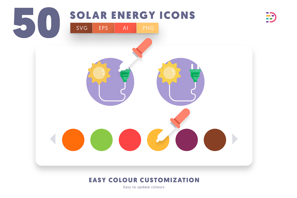 50 Solar Energy Icons, an Icon by Dighital (Photo 8 of 10)