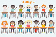 Back to school vector clipart, an Object Graphic by Trinibis (Thumbnail 3 of 7)