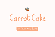 Carrot Cake, a Handwritten Font by Sofia Skoog (Thumbnail 1 of 9)