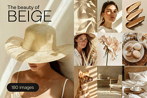 180 Beige editorial images, a Beauty & Fashion Photo by Handmadefont