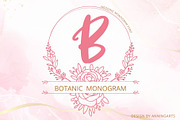 Botanica Monogram Font, a Symbol Font by AnningArts (Thumbnail 1 of 9)