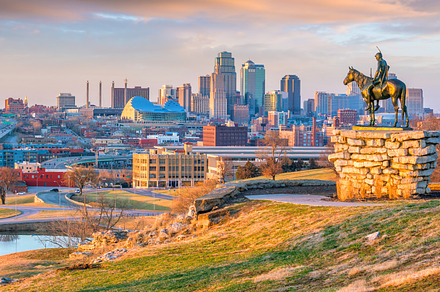 The scout overlooking downtown kansa featuring city, kansas, and skyline, an Architecture Photo by f11photo