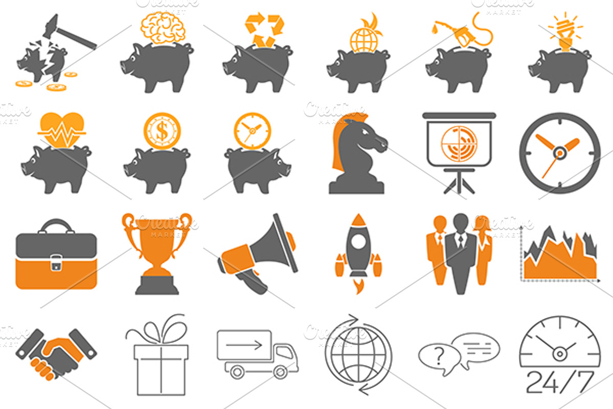 35 Icons in 5 Themes, a Solid Icon by TAlex (Photo 2 of 7)