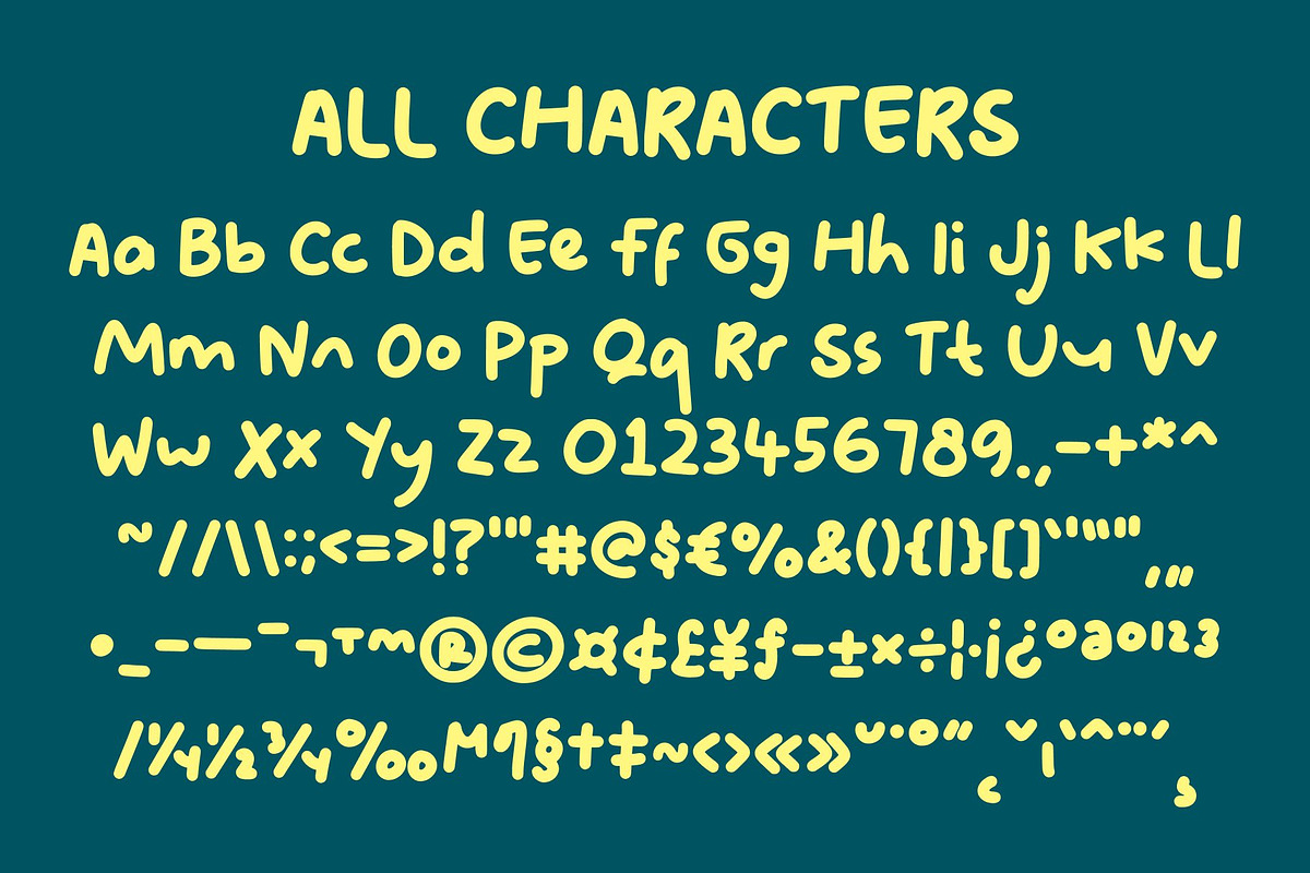 CS Marylin – Cute Handwritten Font, a Handwritten Font by Craft Supply Co. (Photo 8 of 8)