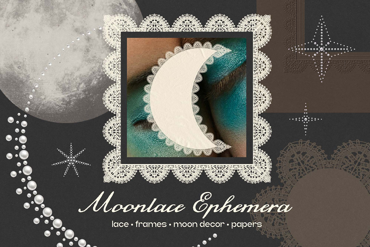 Moonlace Ephemera Collection, an Object Graphic by DigARTbyHavroshka (Photo 1 of 17)