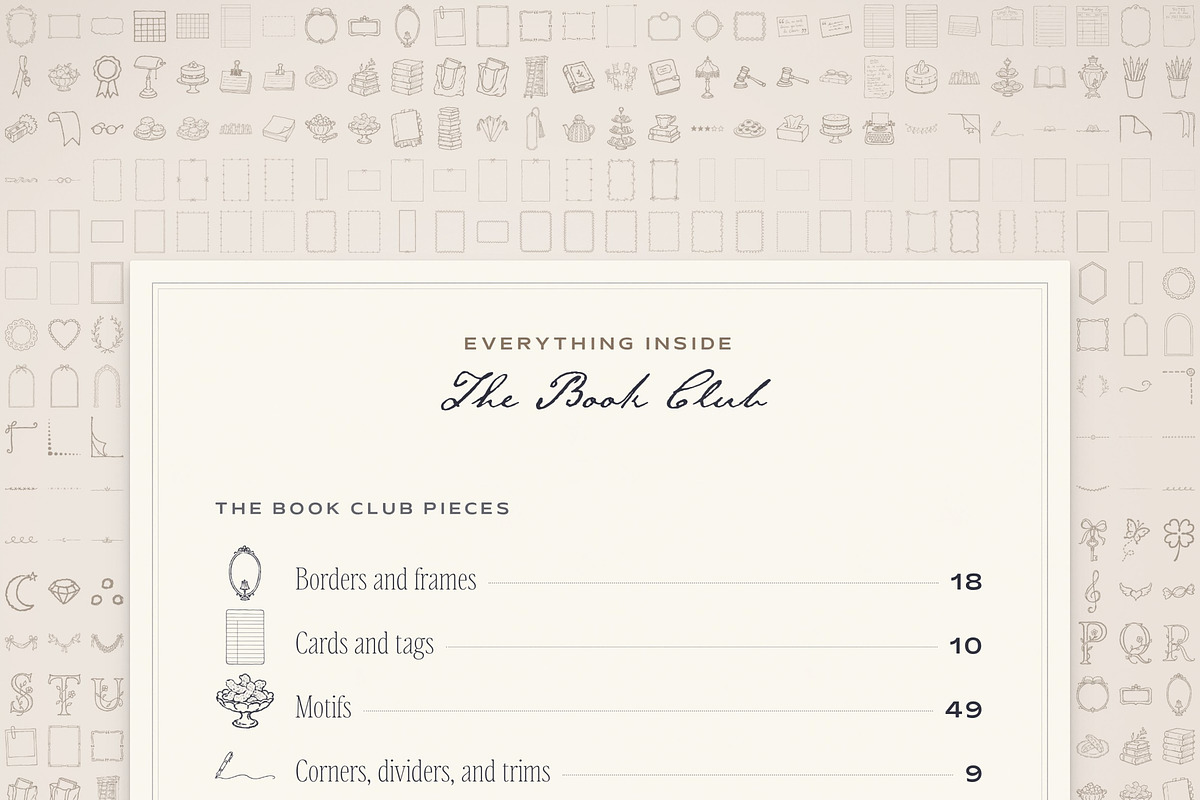 Book Club Stationery Creator Bundle, an Object Graphic by The October Creative (Photo 10 of 18)