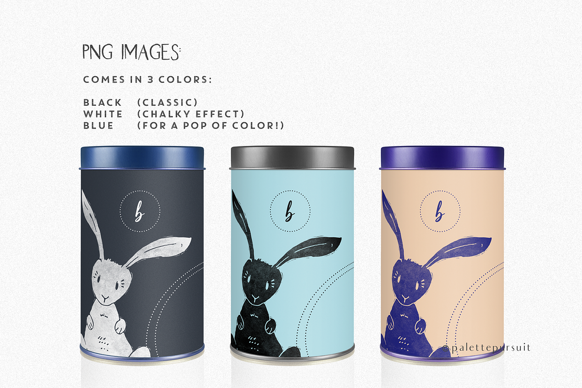 Linocut bunny rabbit vector clip art, a Graphic by Palette Pursuit (Photo 4 of 7)