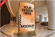 Poster Hotel Lobby Fisheye Mocku PSD, an Advertising Mockup by Bruno's Shop (Thumbnail 1 of 3)