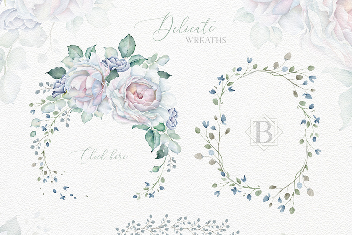 Delicate Watercolor Florals, a Decorative Illustration by Eva Katerina (Photo 19 of 25)