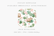Capybaras Pattern, an Animal Illustration by Pati Charm Studio (Thumbnail 4 of 7)