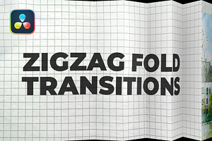 Zigzag Fold Transitions for DaVinci
