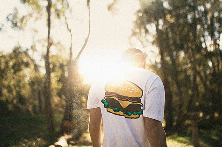 Burger sunset