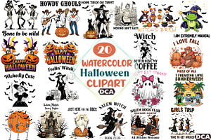 Halloween Sublimation Bundle Png, an Illustration by DreamCafeArt