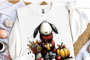 Whimsical Autumn Animals Clipart, a Seasonal Illustration by OK Design (Thumbnail 5 of 6)