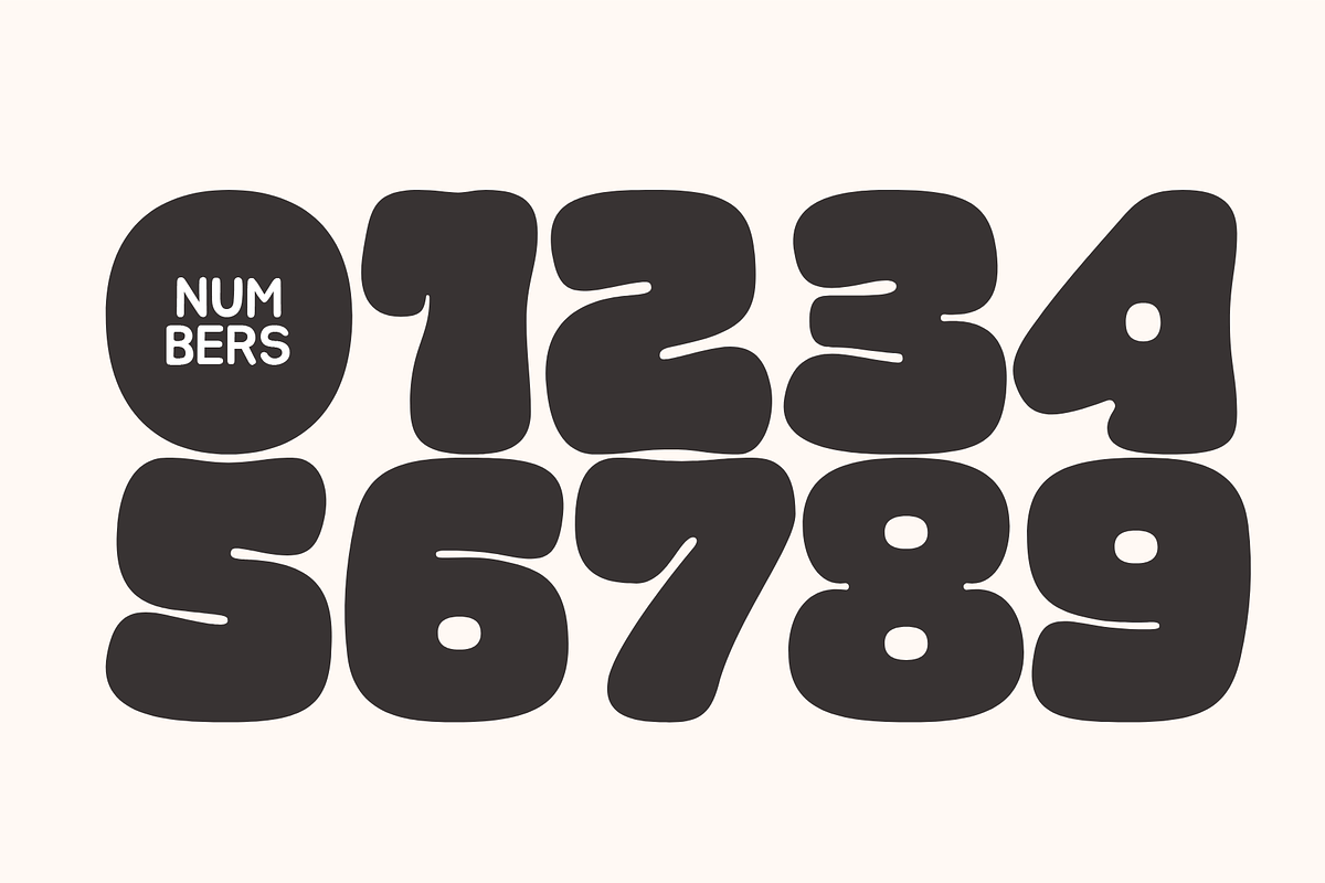 Mocha Mochi - Fat Fancy Display Font, a Font by Afkari Studio (Photo 11 of 12)