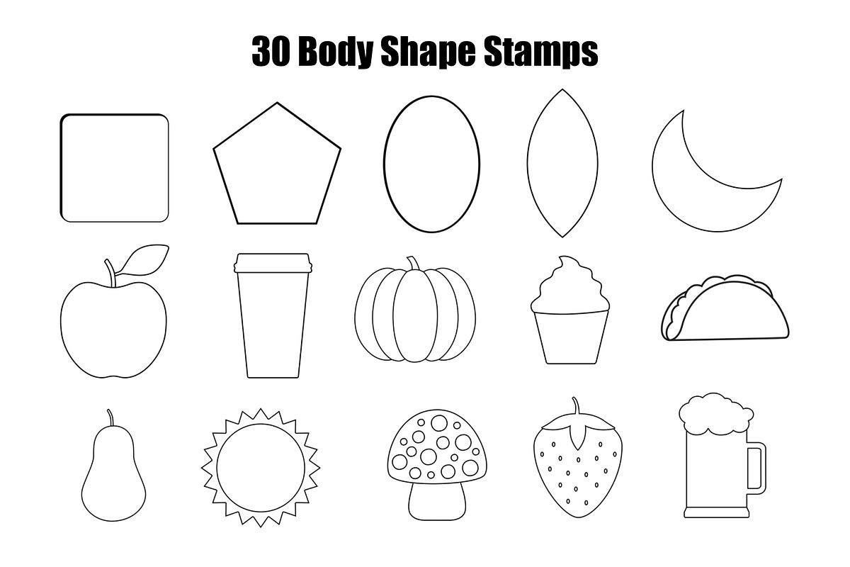 Character Builder Stamps - Procreate, a Brush Add-On by aivos (Photo 3 of 9)